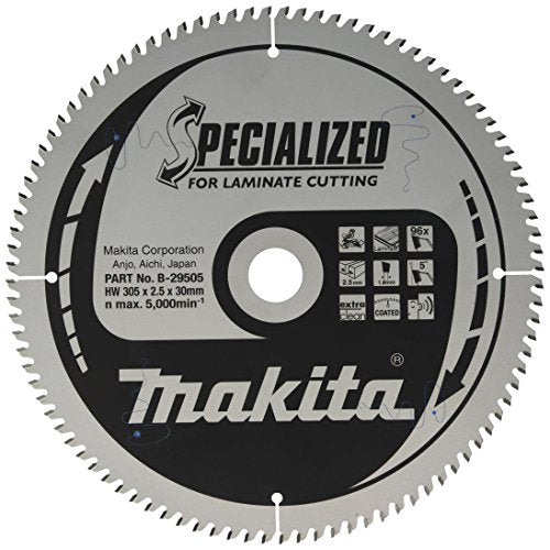 Makita B-29505 TCT Saw Blade 305 x 30 x 96T, Multi-Colour