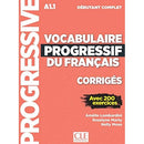 Corrigés vocabulaire progressif niveau débutant complet NC