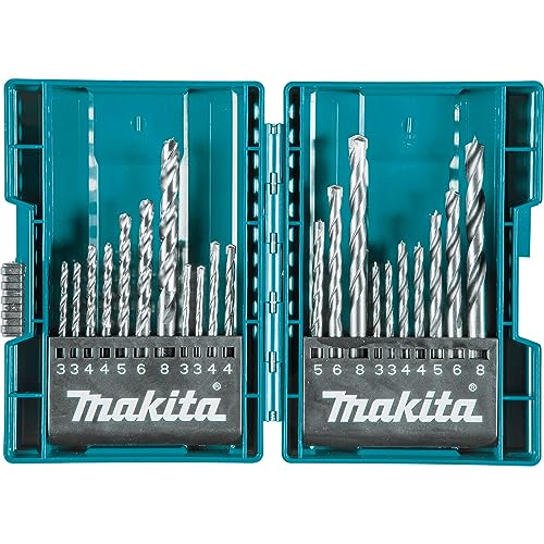 Makita B-44884 Set of drill bits, 21 pieces