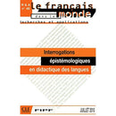 Interrogations epistemologiques en didactique deslangues - recherches et applications n48