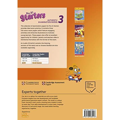 Pre A1 Starters 3 Student's Book: Authentic Examination Papers (Cambridge Young Learners English Tests)