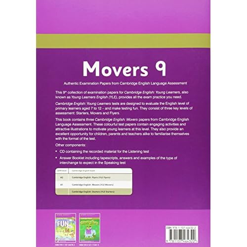 Cambridge English Young Learners 9 Movers Student's Book: Authentic Examination Papers from Cambridge English Language Assessment