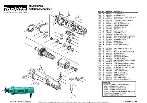 Makita 256465-6 Pin 4-6.5 Replacement Part