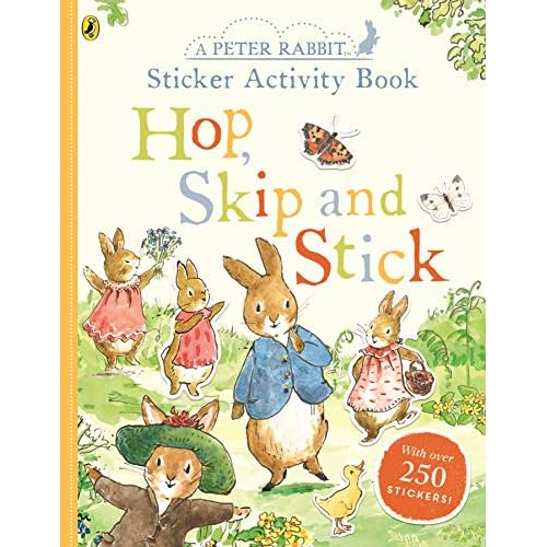 Peter Rabbit Hop, Skip, Stick Sticker Activity