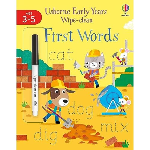 First Words (Early Years Wipe-Clean) (Usborne Early Years Wipe-clean, 6)