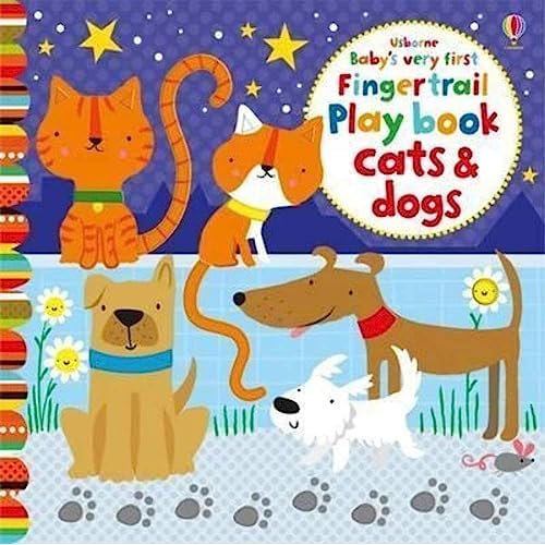 Baby's Very First Fingertrail Play book Cats & Dogs