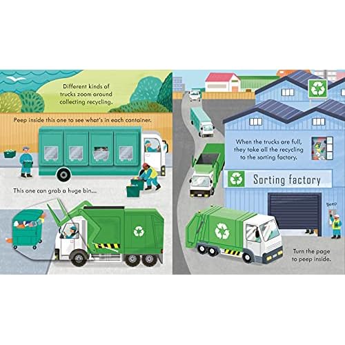 Peep Inside How a Recycling Truck Works