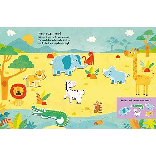 Felt Stickers Diggers Play Scene Book