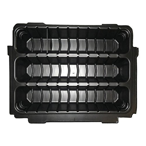 Makita P-83696 MAKPAC Interlocking Case 3 Row Insert Tray with 6 Dividers and Foam Lid