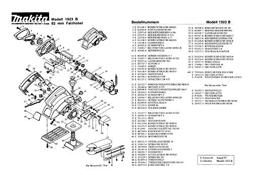 Makita 411019-8 Belt Cover