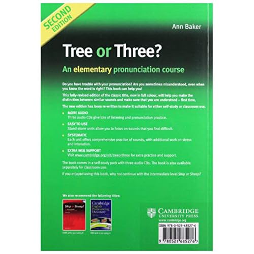 Tree or Three? Student's Book and Audio CD: An Elementary Pronunciation Course (Tree or Three, Ship or Sheep)