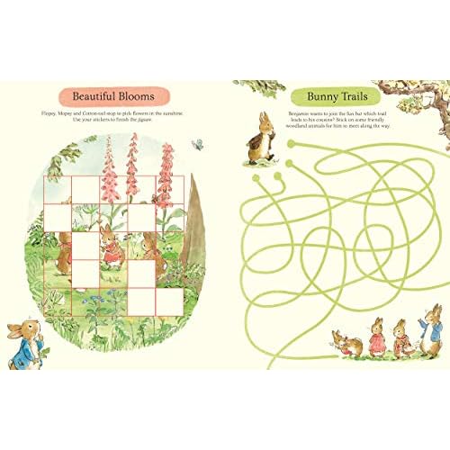 Peter Rabbit Hop, Skip, Stick Sticker Activity