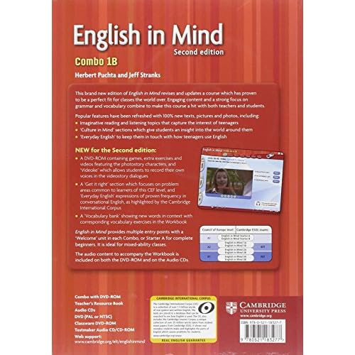 English in Mind Level 1B Combo B with DVD-ROM