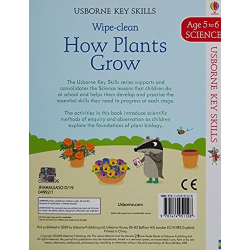 Wipe-Clean How Plants Grow 5-6 - Key Skills