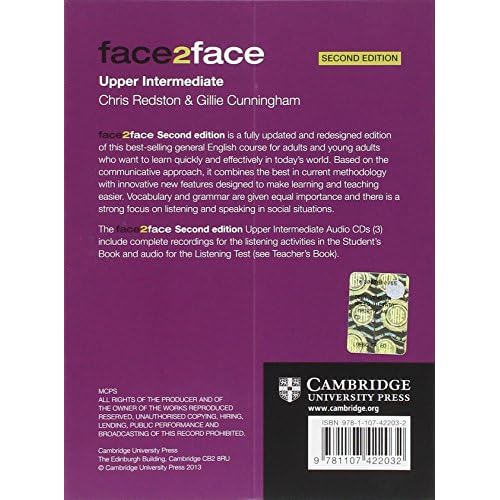 face2face Upper Intermediate Class Audio CDs (3)