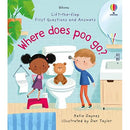 Where Does Poo Go? (Lift the Flap First Questions and Answers): 1 (Lift-the-Flap First Questions & Answers)