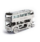 Time For Machine 3D Mechanical Puzzle Kit, Metal, Cute Double Decker Model