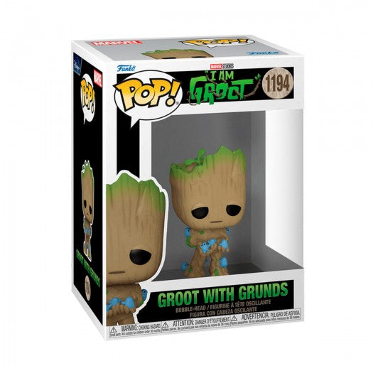 Funko POP! Marvel: I Am Groot - Groot with Grunds #1194