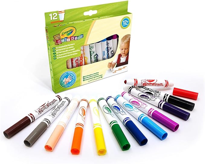 CRAYOLA | Mini Kids My first markers (washable), 12 pcs