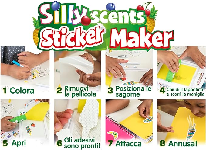 CRAYOLA | Silly Scents Creative kit "Creating aromatic stickers" complete with felt-tip pens