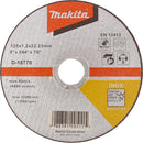 Makita D-18770 Thin cutting disc for stainless steel 125x1.2 60T, flat