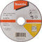 Makita D-18770 Thin cutting disc for stainless steel 125x1.2 60T, flat