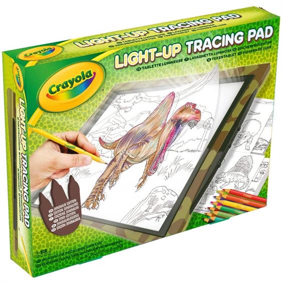 CRAYOLA | Game panel for creativity with illumination "Dinosaurs"