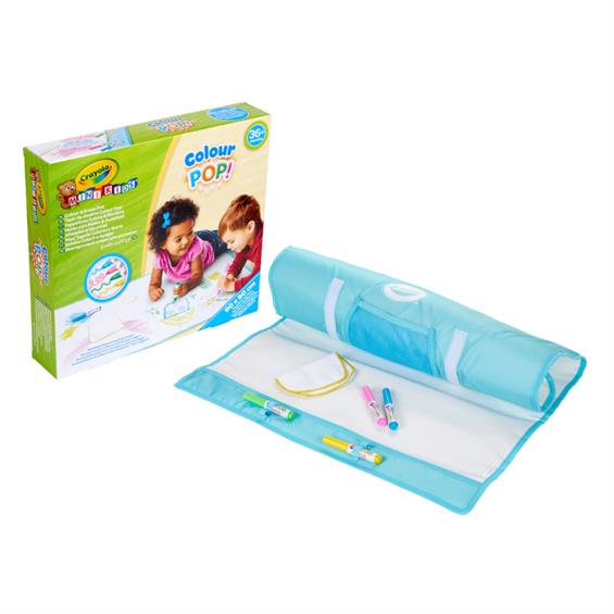 CRAYOLA | Mini Kids Reusable drawing mat with felt-tip pens