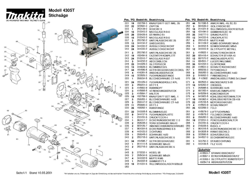 Makita 344537-0 Hexagonal Sleeve