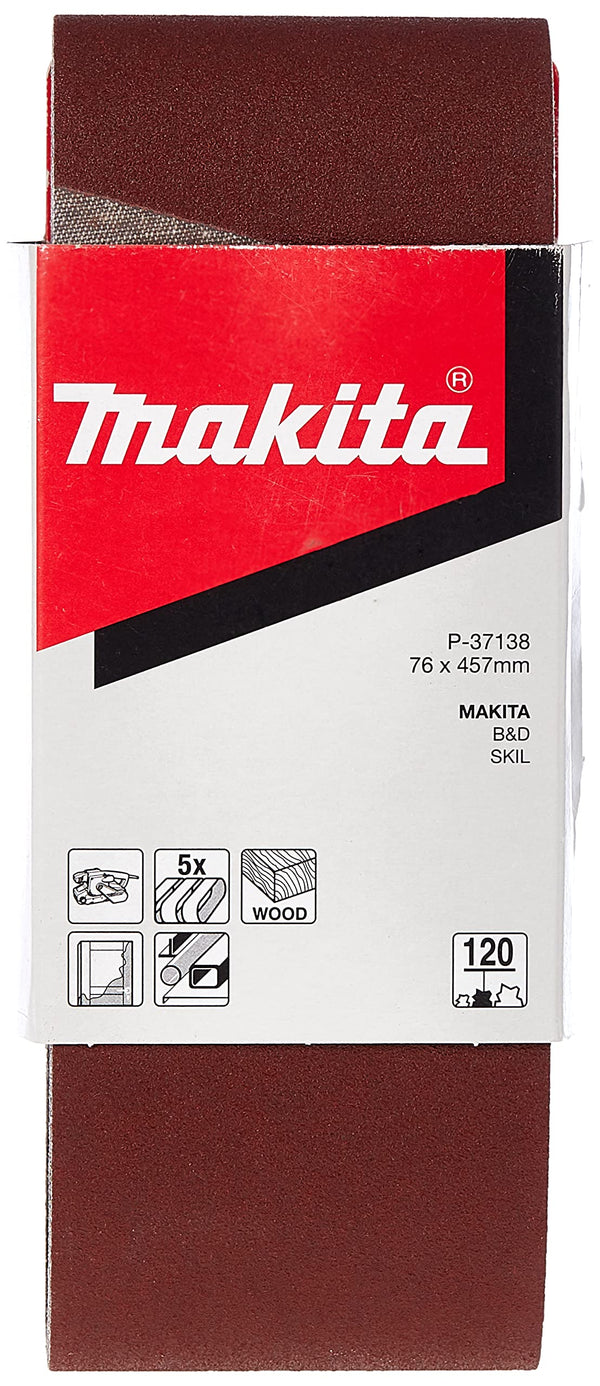 Makita sanding belt 120G P-37138