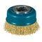 Makita D-73433 Cup brush with corrugated wire (brass) X-LOCK75/0.3mm