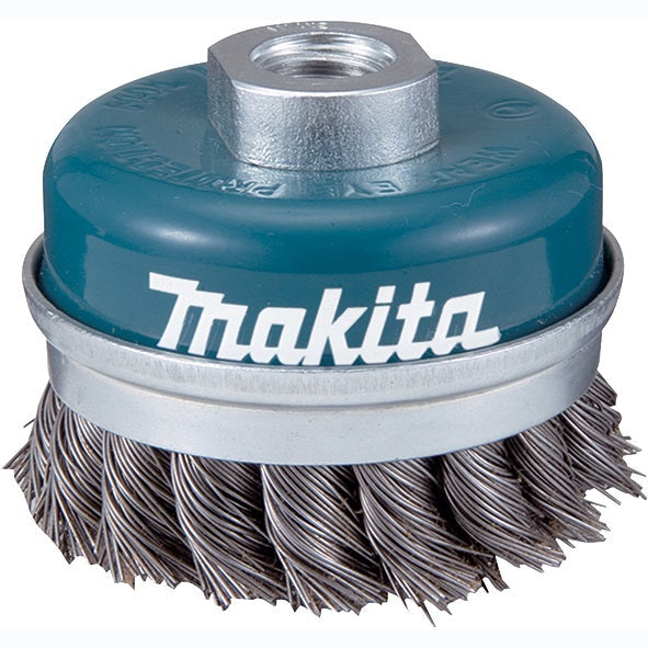 Makita D-24153 Cup brush with twisted wire M14/60 mm/0.5 mm, reinforced