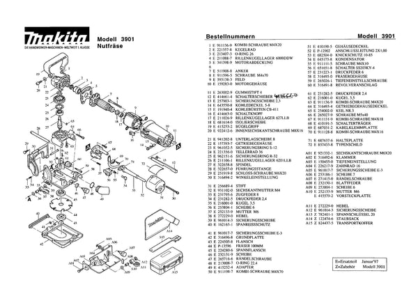 Makita 415253-2 Grip Replacement Part