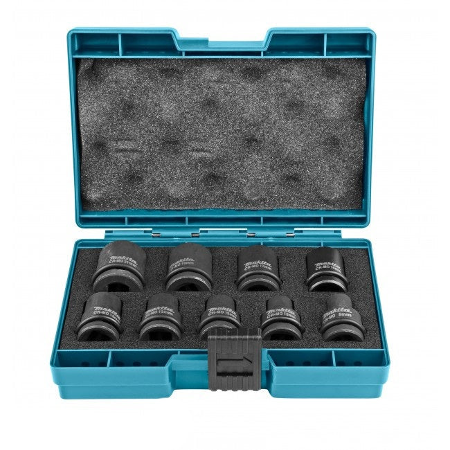 Makita B-66232 Set of impact sockets 9 pcs. (8,10,12,13,14,16,17,19,21mm)