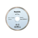 Makita B-21082 Diamond disc for ceramic tiles and glass, solid 85x15x0.9 wet.