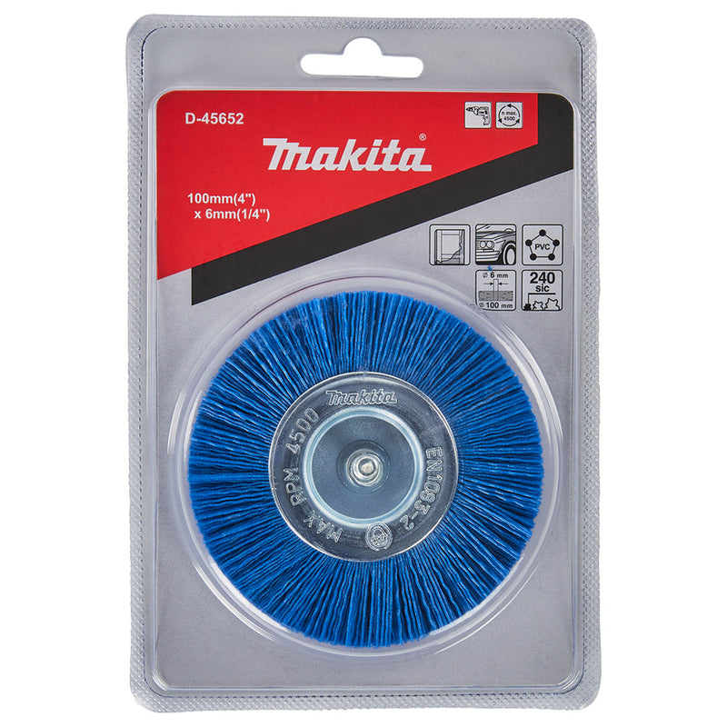 Makita D-45652 Nylon conical brush for final processing 100x6mm