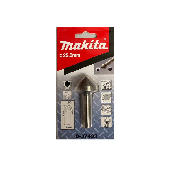 Makita D-37493 Countersink 3 edges 25mm 25x67