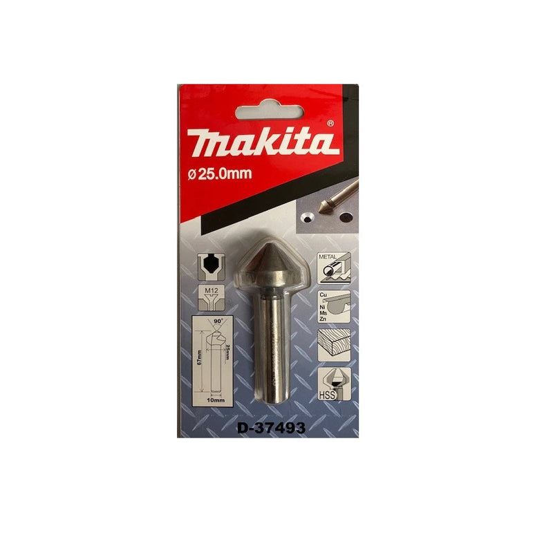 Makita D-37493 Countersink 3 edges 25mm 25x67