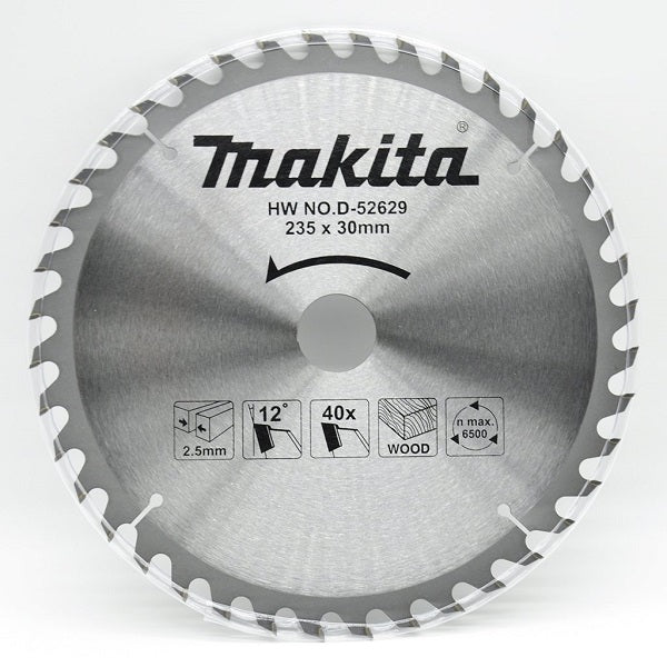 Makita D-52629 TCT wood disc 235mm x 30mm x 40T