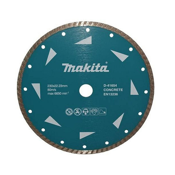 Makita D-41654 Diamond disc for concrete turbo 230x22.23 mm.