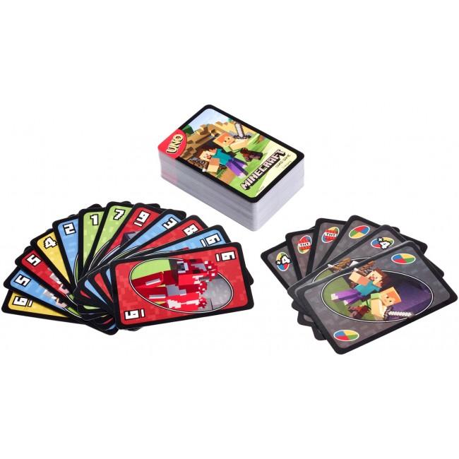 Mattel UNO - Minecraft - Family Card Game - FPD61