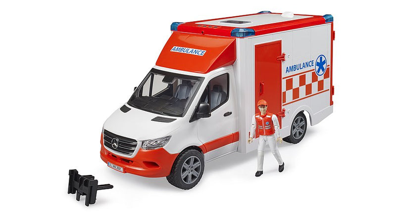 BRUDER | Ambulance machine | MB Sprinter Ambulance with Figurine | 1:16