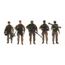 Game set of ELITE FORCE soldiers figures — RECONNAISSANCE (5 figures, accessories)