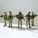 Game set of ELITE FORCE soldiers figures — RECONNAISSANCE (5 figures, accessories)