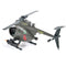 Game set ELITE FORCE - MULTI-PURPOSE ROTOR MH-6 (rotor, motorcycle, figures, accessories)