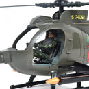 Game set ELITE FORCE - MULTI-PURPOSE ROTOR MH-6 (rotor, motorcycle, figures, accessories)