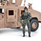 Game set ELITE FORCE — HUMVEE M1114 ARMORED VEHICLE (car, figure, accessories)