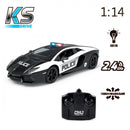 KS Drive car on the road - Lamborghini Aventador Police