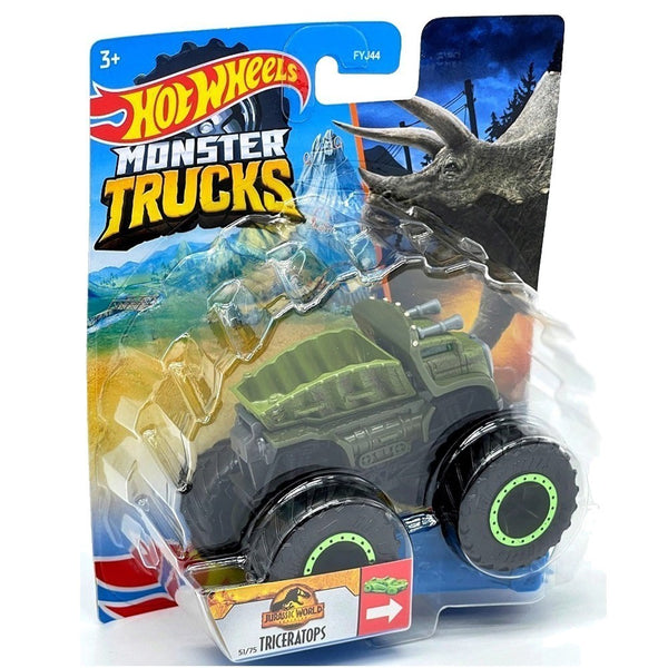 Hot Wheels | Diecast model | Monster Trucks - Jurassic World: Triceratops 1:64