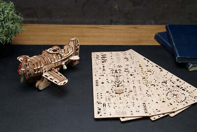 UGEARS | Mad Hornet Airplane | Mechanical Wooden Model